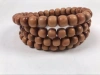 "Wu Mei" : Material: Old Mountain sandalwood Size: 7×8×108 Grains Carefully selected century-old material: Rich milk aroma, slightly dark color, Meticulously crafted: Each grain is entirely handcrafted. details Picture